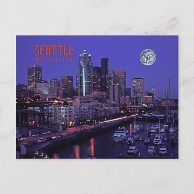 Carte Postale Seattle, Washington, État (Devant)