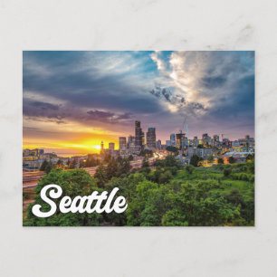 Carte Postale Seattle, Washington, États-Unis