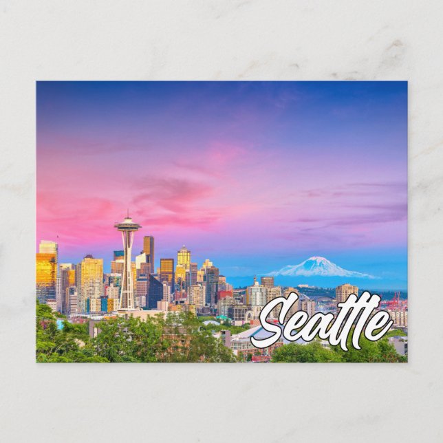 Carte Postale Seattle, Washington, États-Unis (Devant)