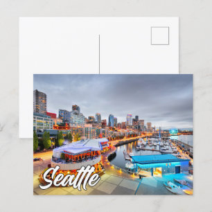 Carte Postale Seattle, Washington, États-Unis
