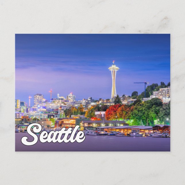 Carte Postale Seattle, Washington, États-Unis (Devant)