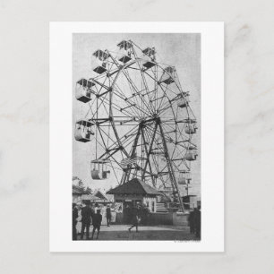 Carte Postale Seattle, Washington Yukon-Pacific Expo Ferris