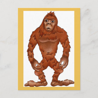 Carte Postale Sebastian sasquach, bigfoot yeti