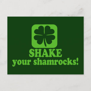 Carte Postale Secouer vos Shamrocks