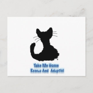 Carte Postale secourir et adopter