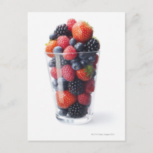 Carte Postale Secousse de fruit crue