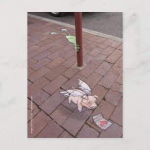 carte postale secrète valentine