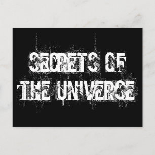 Carte Postale Secrets de l'univers