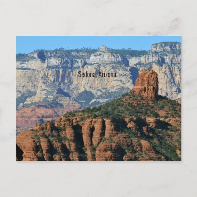 Carte Postale Sedona, Arizona photo pittoresque (étiquetée) (Devant)