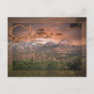 Carte Postale Sedona, Arizona Sunset Surreal