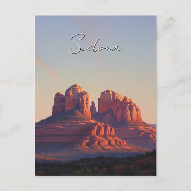 Carte Postale Sedona Arizona Travel Cathedral Rock (Devant)