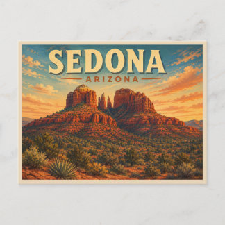 Carte Postale Sedona Arizona Voyage Rétro