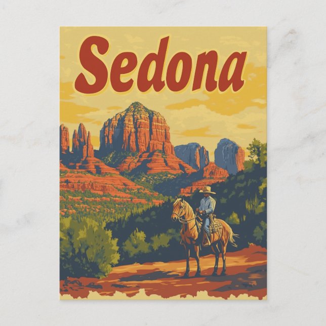 Carte Postale Sedona vintage (Devant)