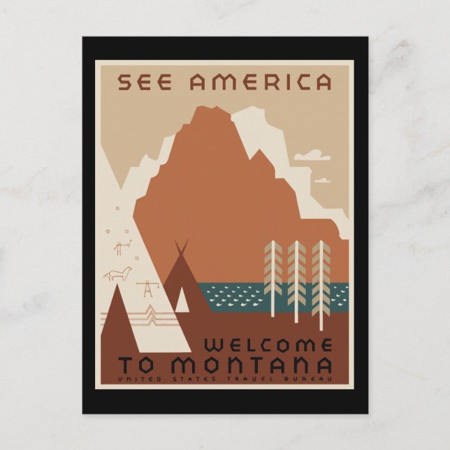 Carte Postale SeeAmericaMontanaOriginal1.gif (Devant)