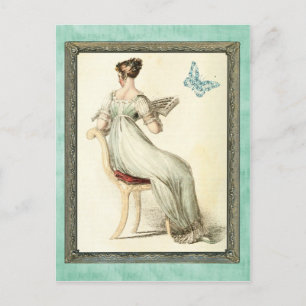Carte Postale Seed Regency Lady - Turquoise