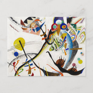Carte Postale Segment bleu Kandinsky Poscard
