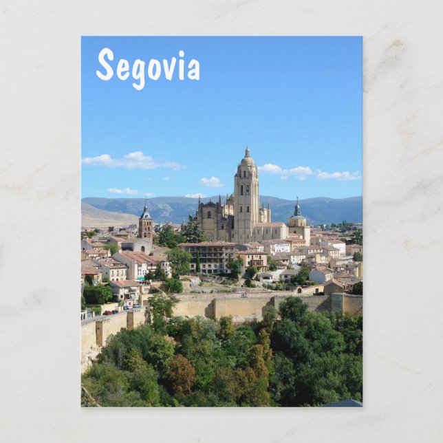 Carte Postale Ségovie, Espagne (Devant)