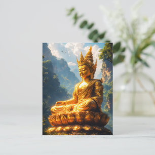 Carte Postale Seigneur Bouddha de la Terre d'Or