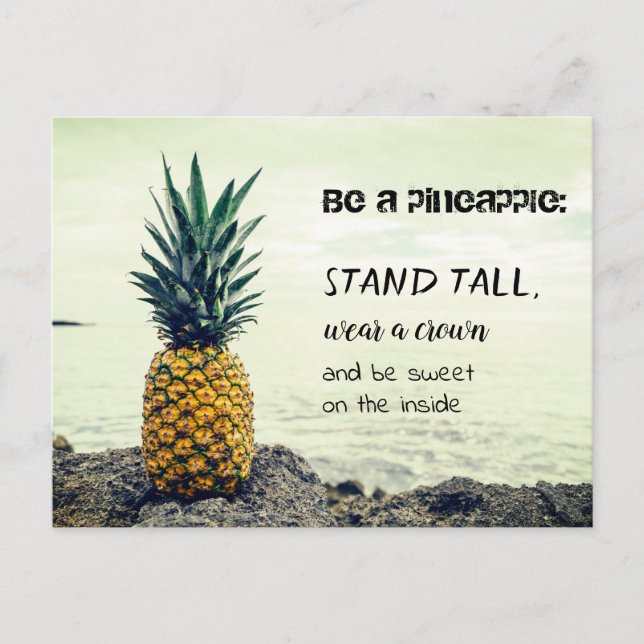 Carte Postale Sein eine Ananas (Devant)