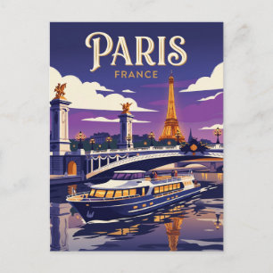 Carte Postale Seine Rivière France