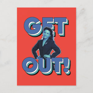 Carte Postale Seinfeld   Elaine - Sortez !