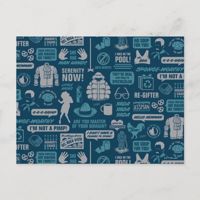 Carte Postale Seinfeld | Modèle de Mème (Devant)