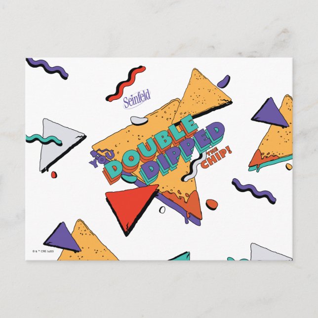 Carte Postale Seinfeld | Vous avez deux fois trempé la puce (Devant)