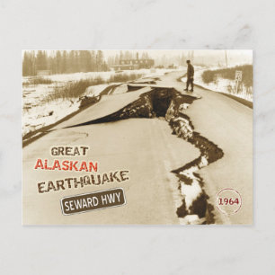 Carte Postale Séisme de 1964 en Alaska