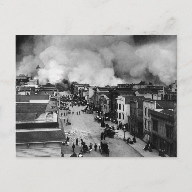 Carte Postale Séisme de San Francisco (Devant)