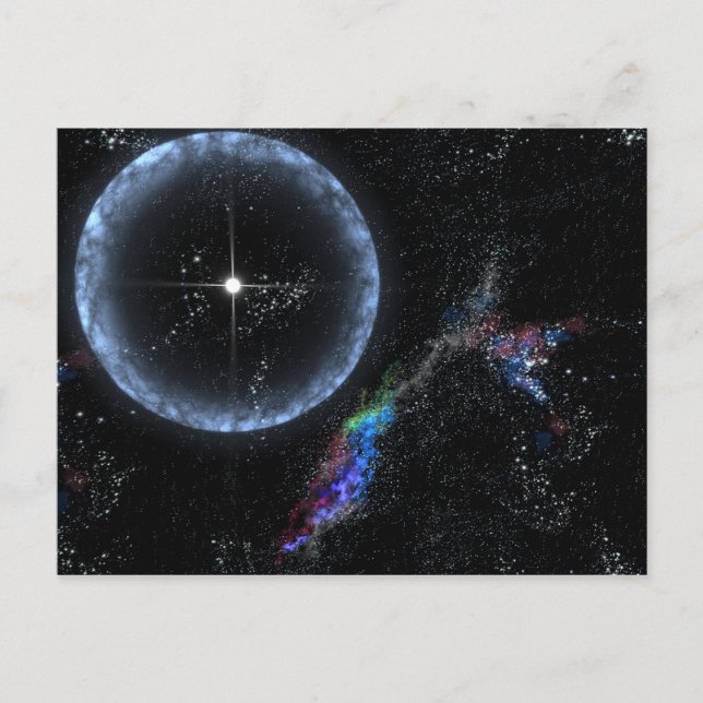Carte postale : séismes stellaires (Devant)