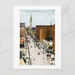 Carte Postale Seizième rue de Glenarm Street, Denver, Colo