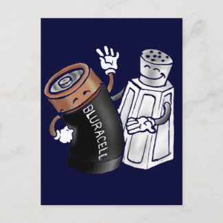 Carte Postale Sel et batterie