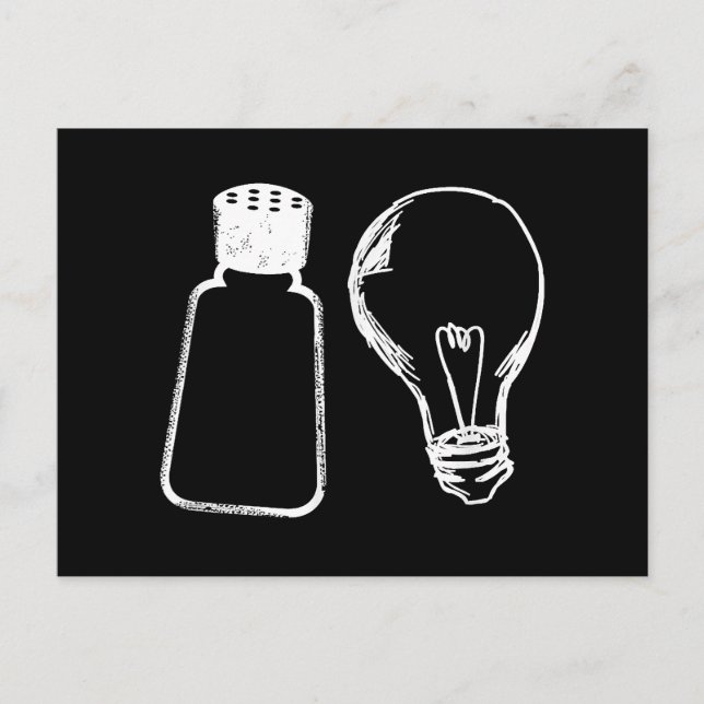 Carte Postale Sel & Lumière Be Ye Salt Bible Versets Matthieu 51 (Devant)