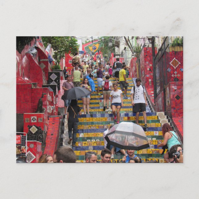Carte Postale selaron step rio (Devant)