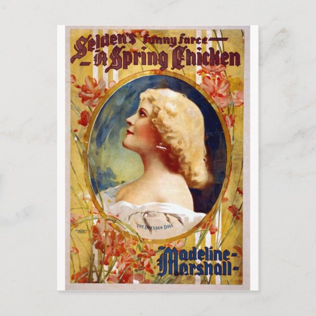 Carte Postale Selden's Funny Farce A Spring Chicken (Devant)