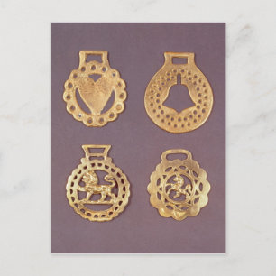 Carte Postale Selection of horse brasses