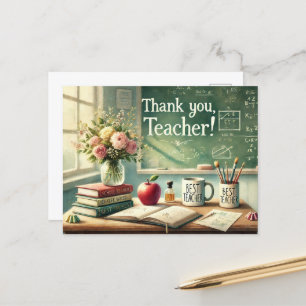 Carte Postale Semaine d'appréciation des enseignants