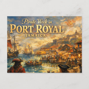 Carte Postale Semaine des pirates à Port Royal