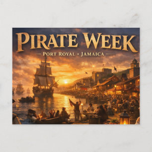 Carte Postale Semaine des pirates à Port Royal