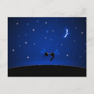 Carte Postale Semicolon