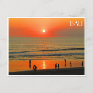 Carte Postale séminyak au coucher du soleil