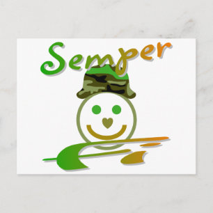 Carte Postale Semper fi