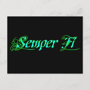 Carte Postale Semper Fi
