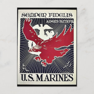 Carte Postale Semper Fidelis