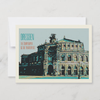 Carte Postale Semperoper Opera House & Concert Hall, Dresden