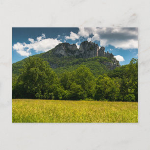 Carte Postale Seneca Rocks en été, Virginie-Occidentale