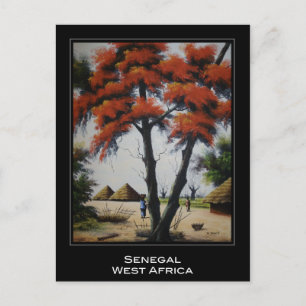 Carte postale sénégalaise d'art