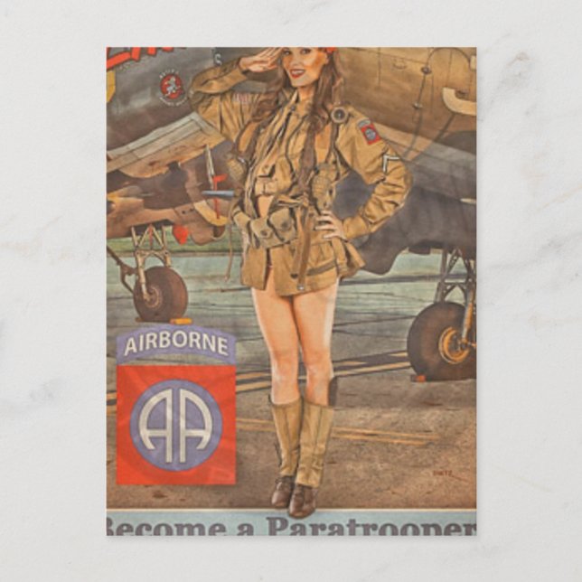 Carte Postale S'Engager Dans Le 82e Commandement Aérien (Devant)