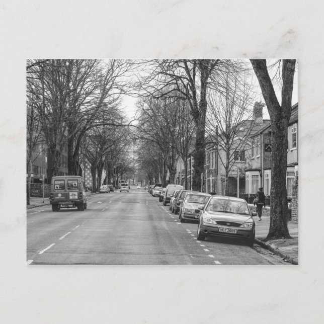 Carte Postale Senghennydd Road, Cardiff, Pays de Galles 2012 (Devant)