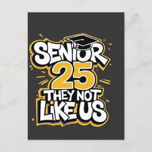 Carte Postale Senior 2025 Ils N'Aiment Pas Les Diplômés U
